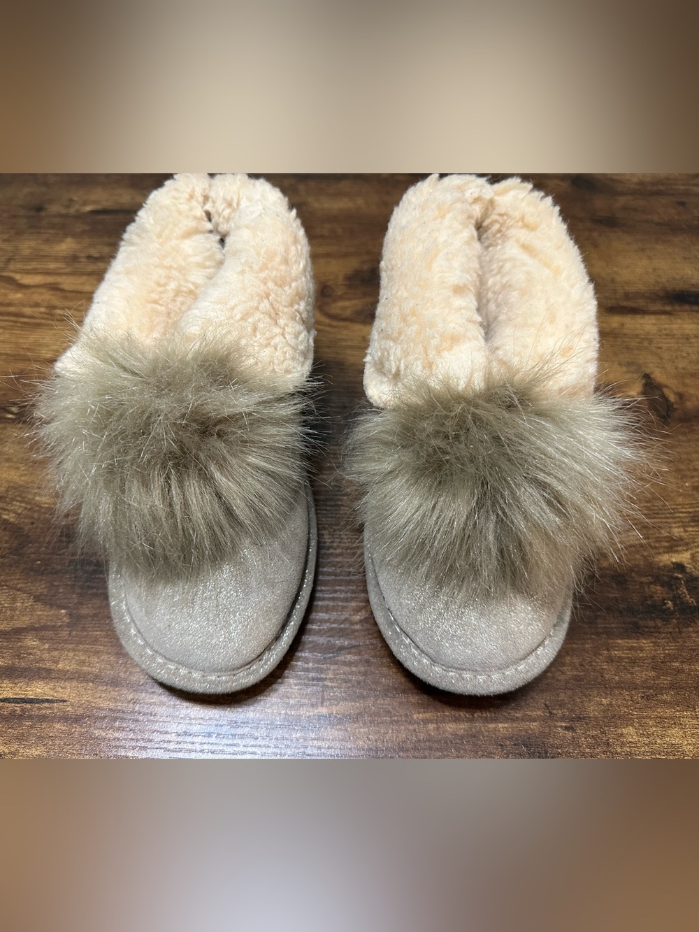 Bear paw metallic ankle booties cozy Cabincore Fall Winter Casual School